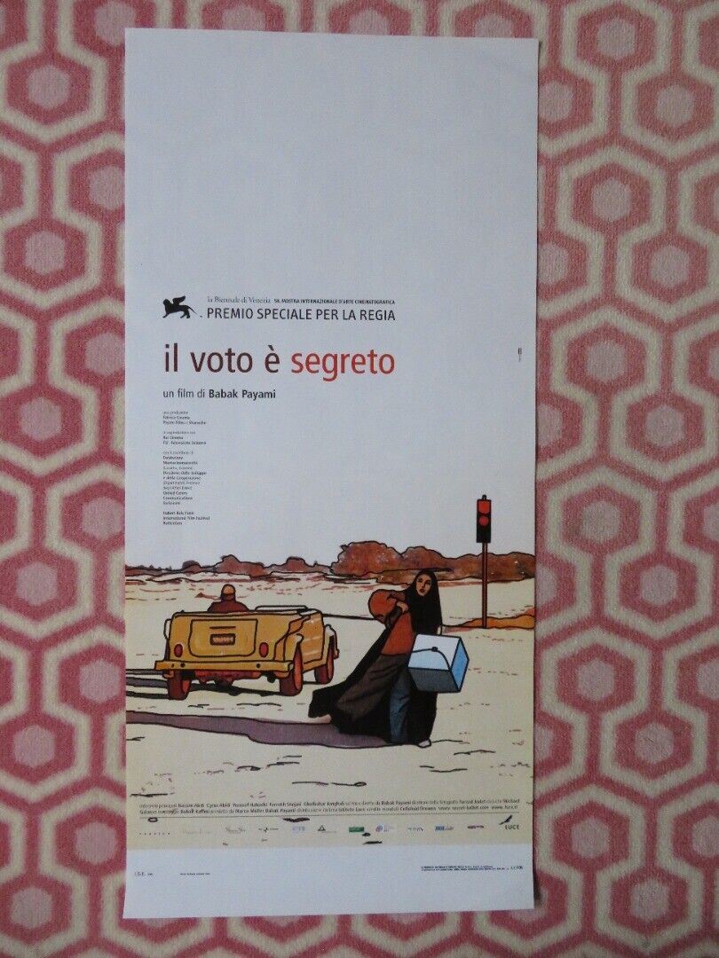 IL VOTO E SEGRETO / Secret Ballot ITALIAN LOCANDINA (27.5"x13") POSTER 2001