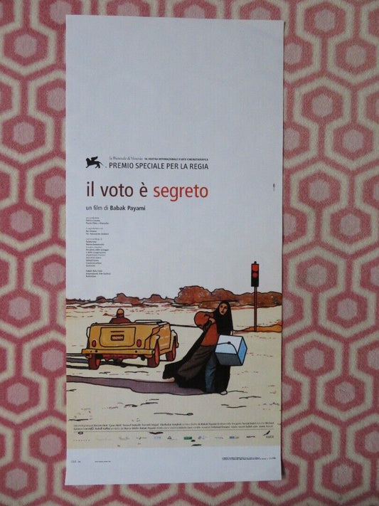 IL VOTO E SEGRETO / Secret Ballot ITALIAN LOCANDINA (27.5"x13") POSTER 2001