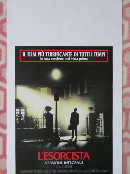 THE EXORCIST ITALIAN LOCANDINA (27.5"x13") POSTER LINDA BLAIR 2001