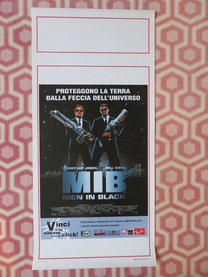 MEN IN BLACK  ITALIAN LOCANDINA (27.5"x13") POSTER WILL SMITH 1997