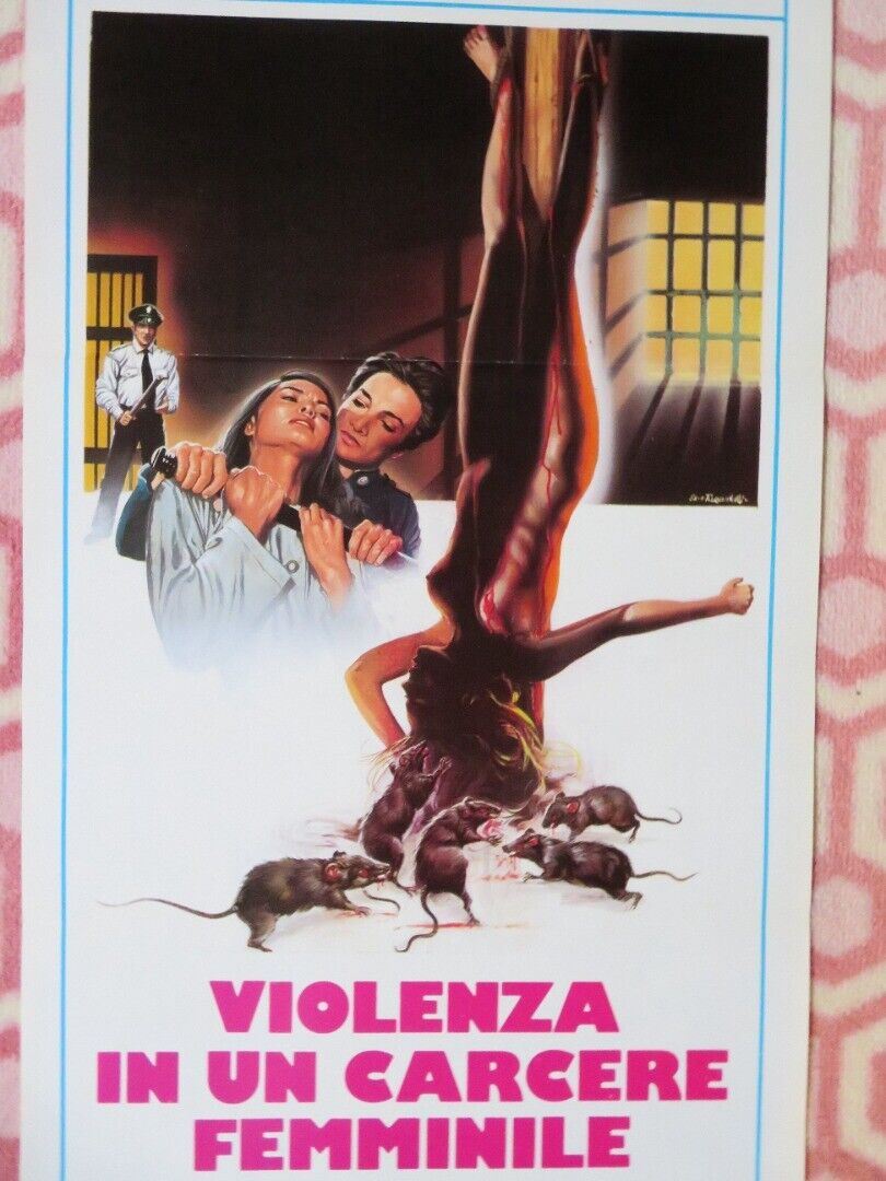 VIOLENZA IN UN CARCERE FEMMINILE  ITALIAN LOCANDINA (27.5"x13") POSTER 1982