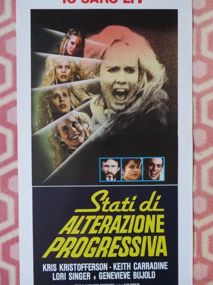 STATI DI ALTERAZIONE PROGRESSIVA  ITALIAN LOCANDINA (27.5"x13") POSTER 1988