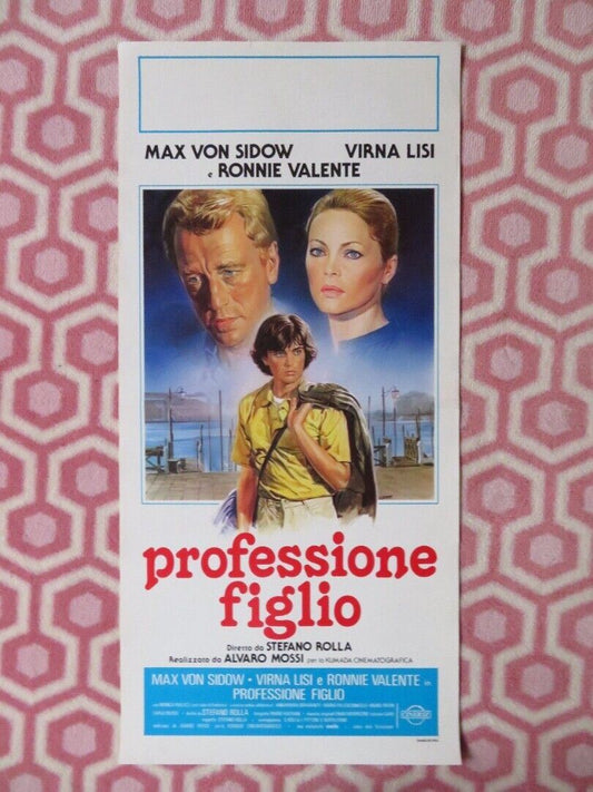 PROFESSIONE FIGLIO / Venetian Lies ITALIAN LOCANDINA (27.5"x13") POSTER 1979