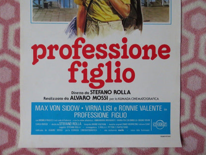 PROFESSIONE FIGLIO / Venetian Lies ITALIAN LOCANDINA (27.5"x13") POSTER 1979