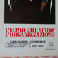 L'UOMO CHE SFIDO' L'ORGANIZZAZIONE ITALIAN LOCANDINA (27.5"x13") POSTER 1975