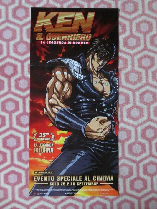 KEN IL GUERRIERO LA LEGGENDA DI HOKUTO ITALIAN LOCANDINA(26.5"x12.5") POSTER '18