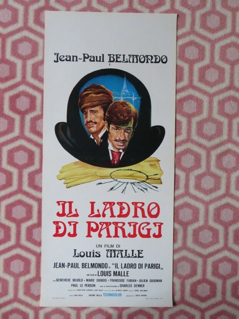 IL LADRO DI PARIGI / The Thief  ITALIAN LOCANDINA (27.5"x12.5") POSTER 1967