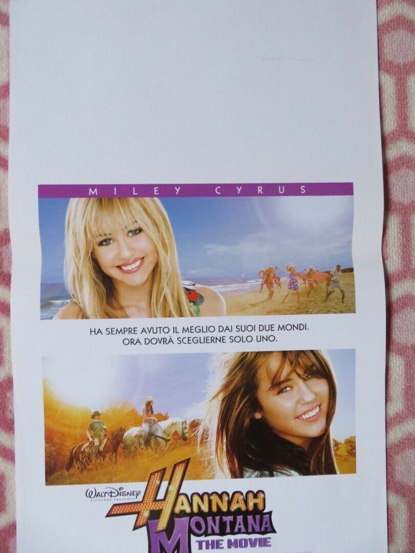 HANNAH MONTANA THE MOVIE ITALIAN LOCANDINA 26.5