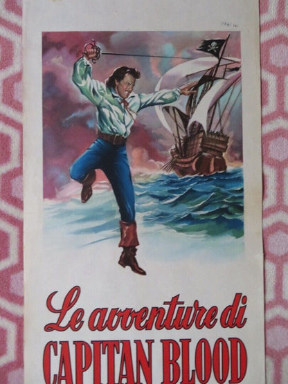 LE AVVENTURE DI CAPITAN BLOOD  ITALIAN LOCANDINA (27.5"x13") POSTER 1959