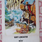 MOSE' / Moses the Lawgiver ITALIAN LOCANDINA (27.5"x12.5") POSTER 1974