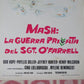 MASH: LA GUERRA PRIVATA DEL SGT. O'FARRELL ITALIAN LOCANDINA (26"x13") POSTER