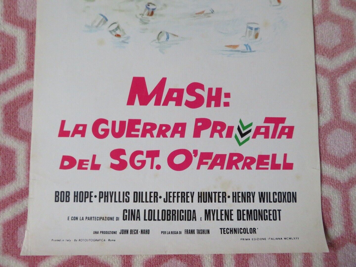 MASH: LA GUERRA PRIVATA DEL SGT. O'FARRELL ITALIAN LOCANDINA (26"x13") POSTER