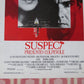 SUSPECT  ITALIAN LOCANDINA (27.5"x13") POSTER CHER DENNIS QUIAD 1988