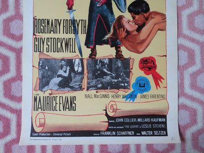 IL PRINCIPE GUERRIERO / The War Lord ITALIAN LOCANDINA (27.5"x13") POSTER 1965