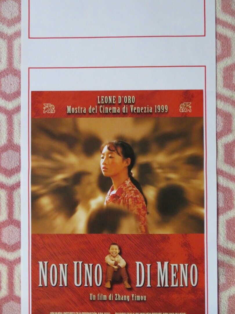 NON UNO DI MENO / Not One Less ITALIAN LOCANDINA (27.5"x13") POSTER 1999