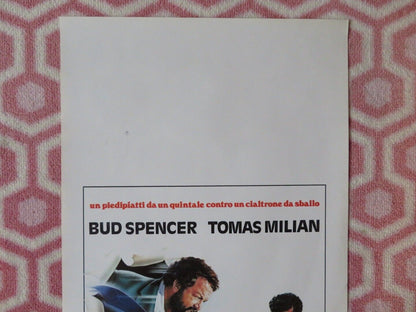 CANE & GATTO / Thieves and Robbers ITALIAN LOCANDINA (27.5"x13") POSTER 1983