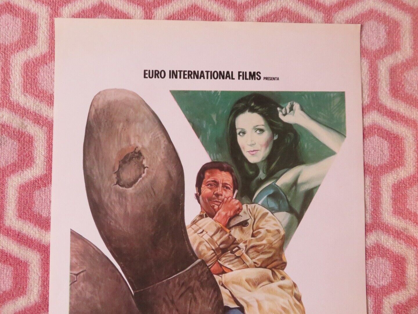 L'IDOLO DELLA CITTA ITALIAN LOCANDINA (27.5"x13") POSTER M MASTROIANNI 1975