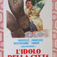 L'IDOLO DELLA CITTA ITALIAN LOCANDINA (27.5"x13") POSTER M MASTROIANNI 1975