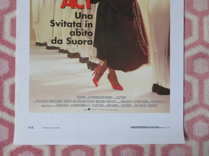 SISTER ACT  ITALIAN LOCANDINA (27.5"x13") POSTER  WHOOPI GOLDBERG '93