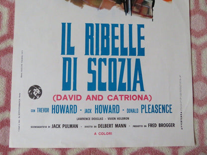 IL RIBELLE DI SCOZIA /Kidnapped ITALIAN LOCANDINA (27.5"x13") POSTER M CAINE '72