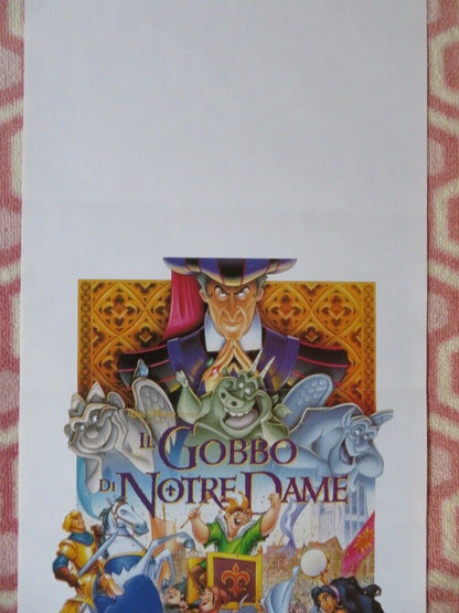 THE HUNCHBACK OF NOTRE DAME ITALIAN LOCANDINA (27.5"x13") POSTER 1996