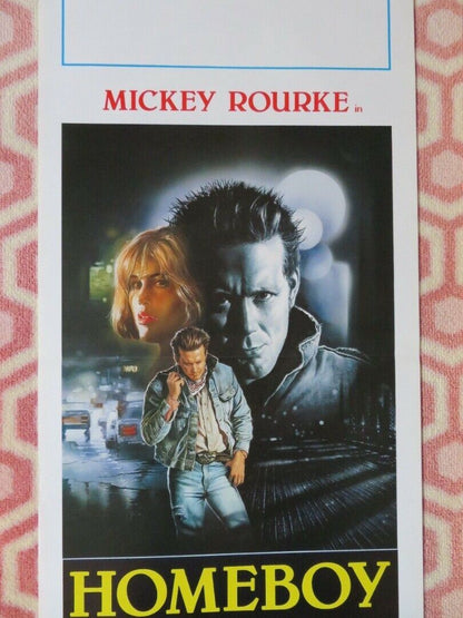 HOMEBOY  ITALIAN LOCANDINA (27.5"x13") POSTER MICKEY ROURKE 1988