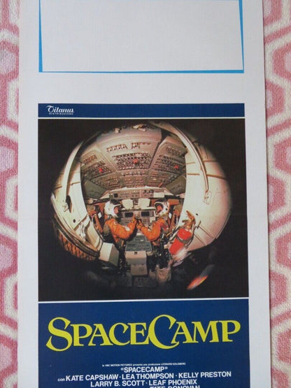 SPACECAMP ITALIAN LOCANDINA (27.5"x13") POSTER KATE CAPSHAW LEA THOMPSON 1986