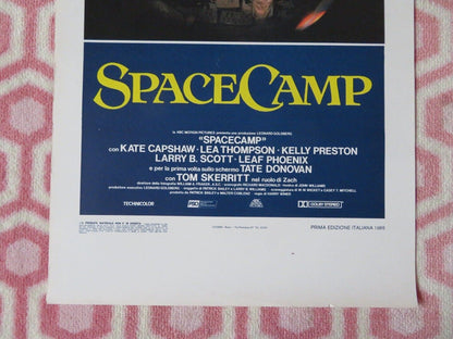 SPACECAMP ITALIAN LOCANDINA (27.5"x13") POSTER KATE CAPSHAW LEA THOMPSON 1986