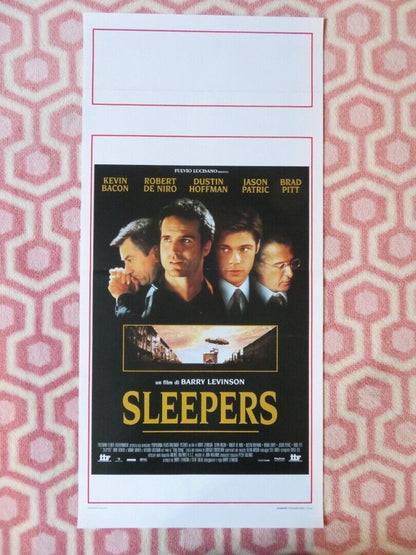 SLEEPERS  ITALIAN LOCANDINA (27.5"x13") POSTER KEVIN BACON BRAD PITT 1996