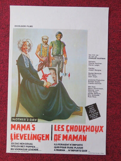 MAMA'S LIEVELINGEN / MOTHER'S DAY  BELGIUM (21"x14") POSTER DEBORAH LUCE 1980