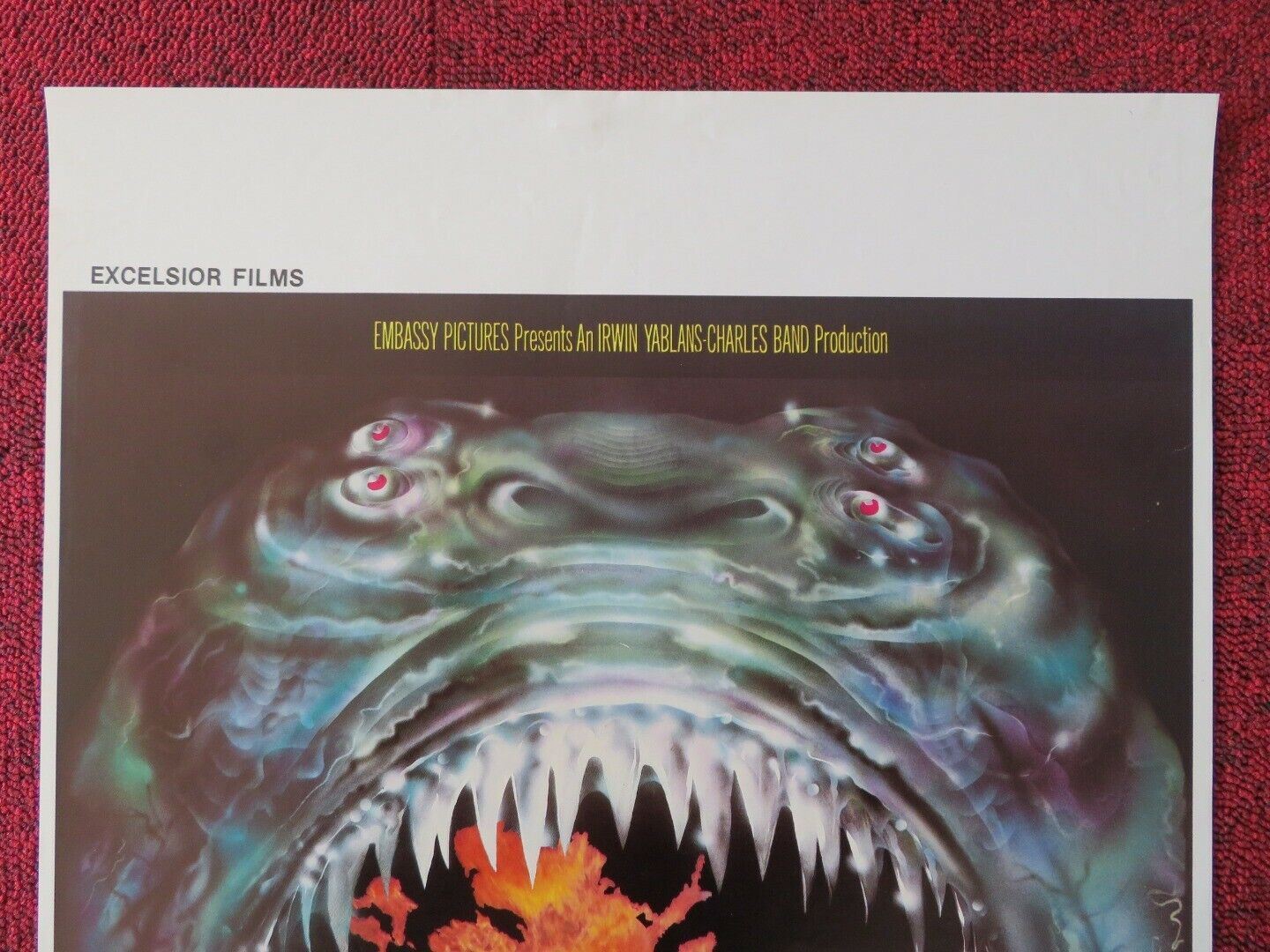 PARASITE BELGIUM (21"x14") POSTER ROBERT GLAUDINI DEMI MOORE 1982