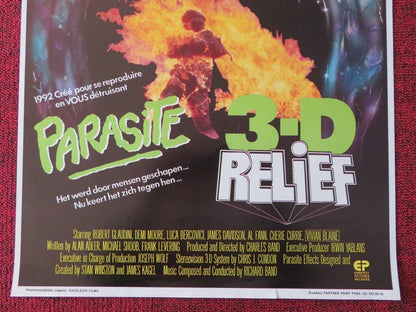 PARASITE BELGIUM (21"x14") POSTER ROBERT GLAUDINI DEMI MOORE 1982