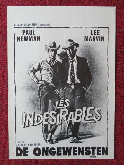 LES INDESIRABLES / POCKET MONEY BELGIUM (21.5"x13.5") POSTER PAUL NEWMAN 1972