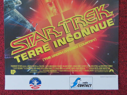 STAR TREK VI THE UNDISCOVERED COUNTRY BELGIUM (19.5"x13") POSTER W SHATNER 1991