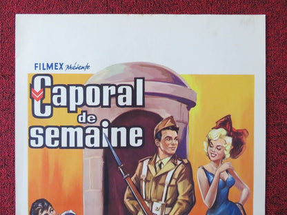 CAPORAL DE SEMAINE / CAPORALE DI GIORNATA BELGIUM (21.5"x14") POSTER 1958