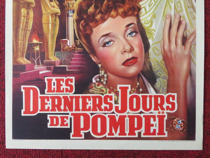 LES DERNIERS JOURS DE POMPEI BELGIUM (21.5"x14.5") POSTER MICHELINE PRESLE 1950