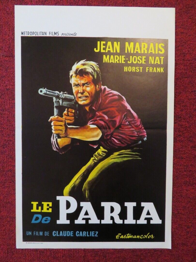 LE DE PARIA / DIAMOND RUSH BELGIUM (21.5"x14") POSTER JEAN MARAIS 1969