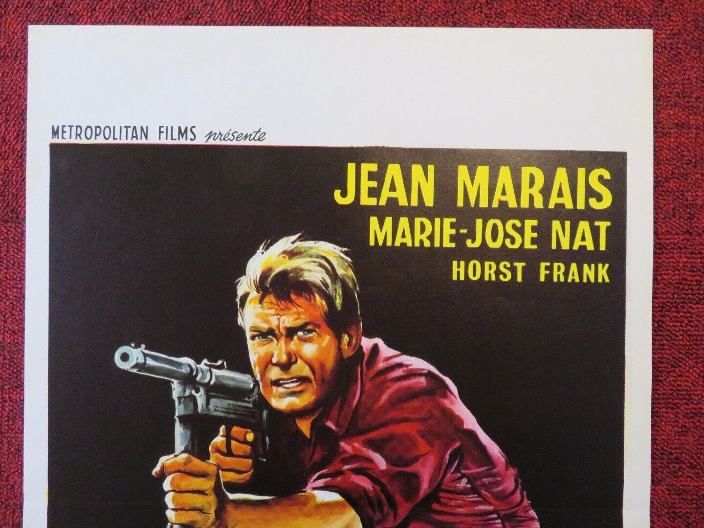 LE DE PARIA / DIAMOND RUSH BELGIUM (21.5"x14") POSTER JEAN MARAIS 1969