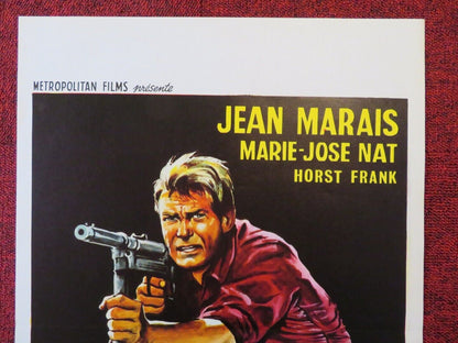 LE DE PARIA / DIAMOND RUSH BELGIUM (21.5"x14") POSTER JEAN MARAIS 1969