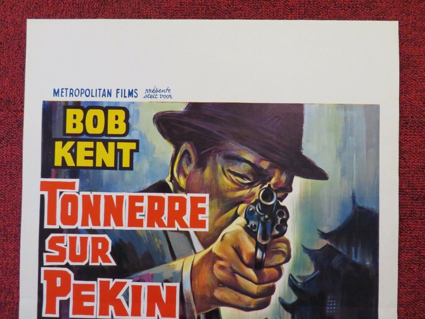 TONNERRE SUR PEKIN BELGIUM (21.5"x14") POSTER DOMINIQUE BOSCHERO 1965