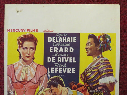 TROIS FEMMES / THREE WOMEN BELGIUM (21.5"x14") POSTER AGNES DELAHAIE 1952