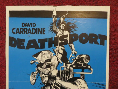 DEATHSPORT  BELGIUM (20.5"x13.5") POSTER DAVID CARRADINE CLAUDIA JENNINGS 1978