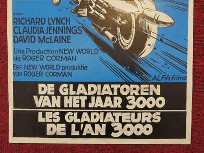 DEATHSPORT  BELGIUM (20.5"x13.5") POSTER DAVID CARRADINE CLAUDIA JENNINGS 1978