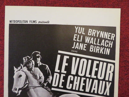 LE VOLEUR DE CHEVAUX / ROMACE OF A HORSE THIEF BELGIUM (21"x14") POSTER 1971