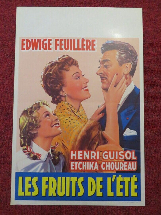 LES FRUITS DE L'ET'E BELGIUM (21.5"x14") POSTER HENRI GUISOL 1955