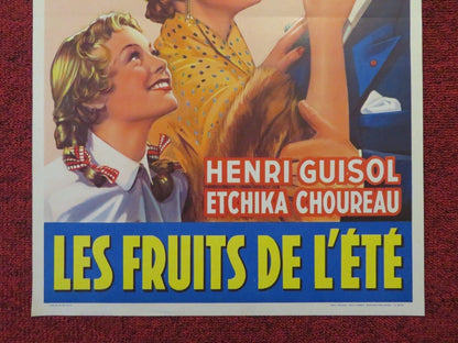 LES FRUITS DE L'ET'E BELGIUM (21.5"x14") POSTER HENRI GUISOL 1955