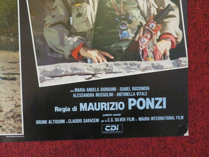 UOMINI DURI - A ITALIAN FOTOBUSTA POSTER ENRICO MONTESANO RENATO POZZETO 1987