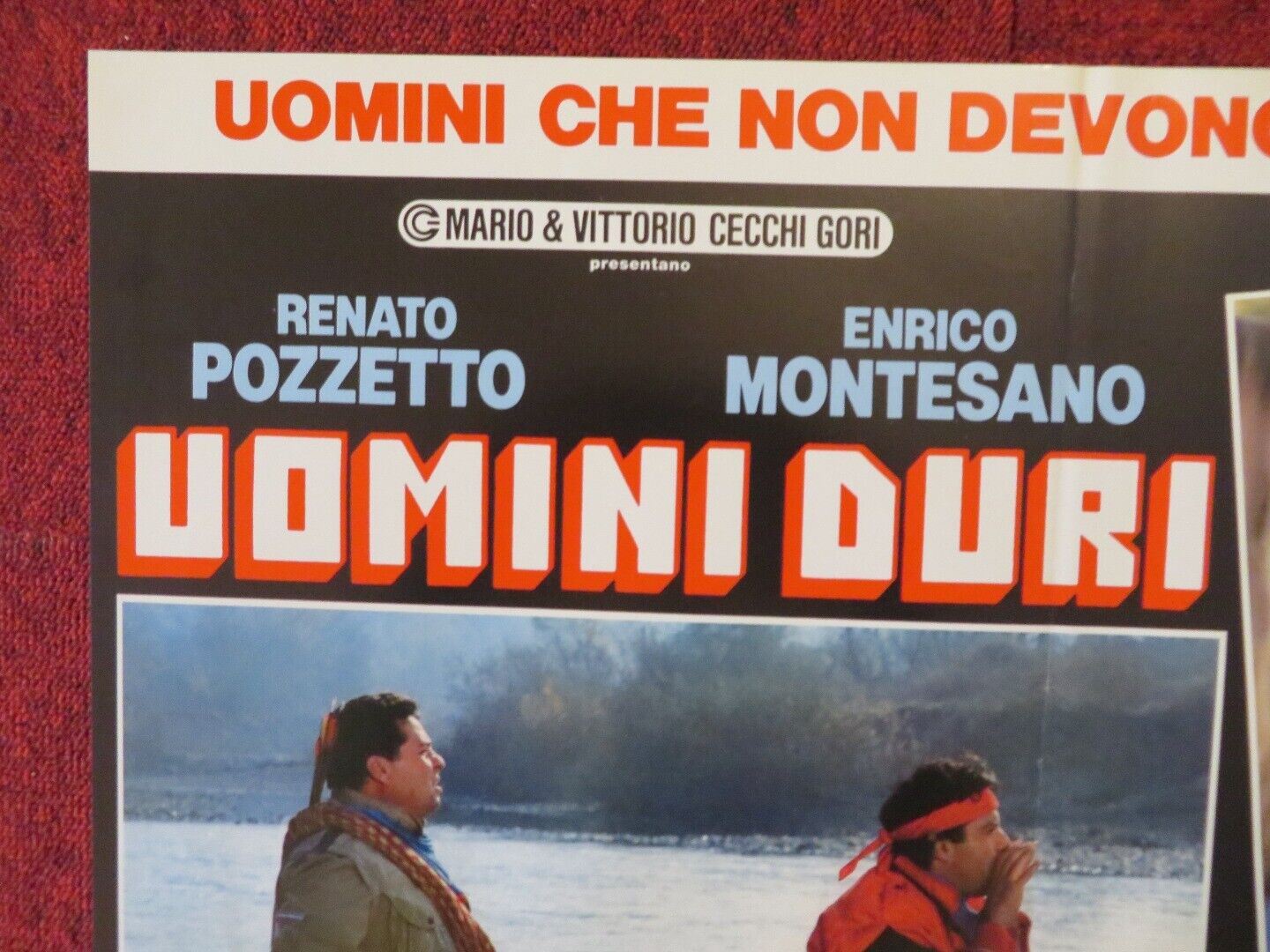 UOMINI DURI - B ITALIAN FOTOBUSTA POSTER ENRICO MONTESANO RENATO POZZE ...