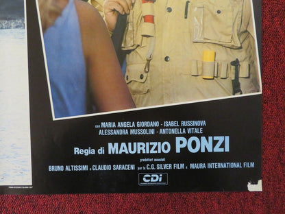 UOMINI DURI - B ITALIAN FOTOBUSTA POSTER ENRICO MONTESANO RENATO POZZETO 1987