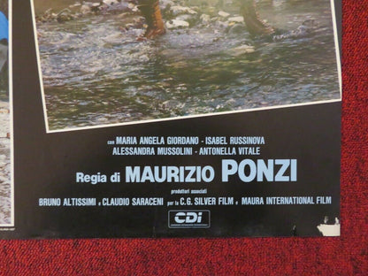 UOMINI DURI - D ITALIAN FOTOBUSTA POSTER ENRICO MONTESANO RENATO POZZETO 1987